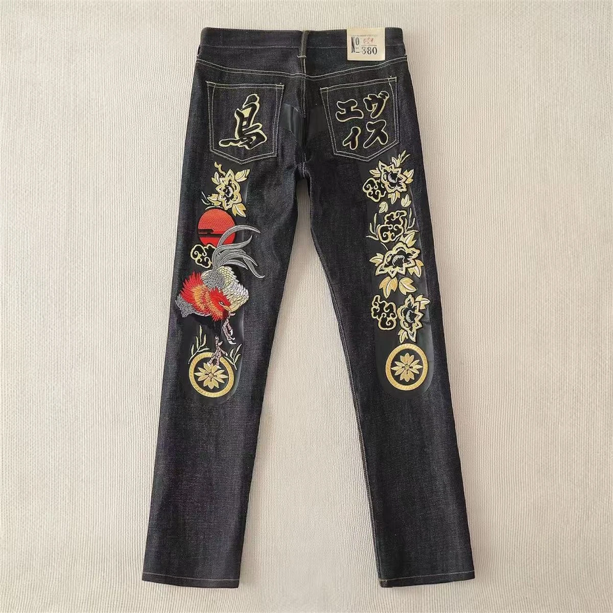EVISU Regular Size 38 Size Jeans for Men in 32 Inseam for sale | eBay