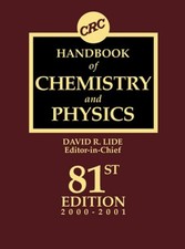CRC Handbook of Chemistry and Physics Hardcover David R., Jr. Lid