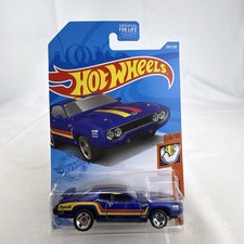 Hot Wheels 1:64 1971 Plymouth Road Runner Muscle Mania Blue Diecast 209/250
