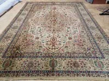 10x14 KARASTAN SAMOVAR TEAWASH MEDALLION 909 100% WOOL RUG - GOOD CONDITION