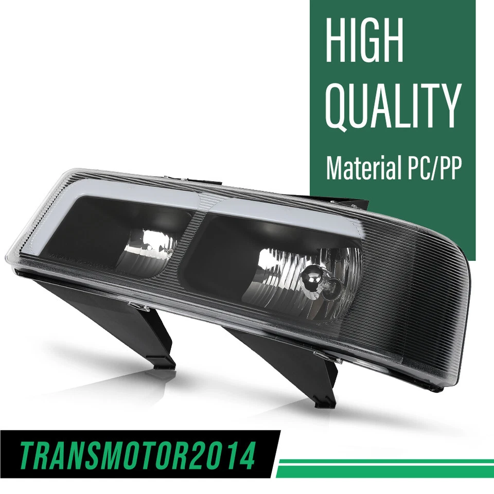 FAROS LED NEGROS APTOS PARA FURGONETA CHEVY EXPRESS GMC SAVANA 2003-2019 Foto 4 de 4