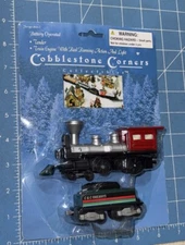 Cobblestone Corners Collectibles Train Engine With Tender C & C Railways