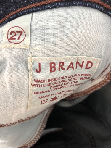 J Brand Pencil Leg Womens Jeans Size 27 Blue Straight Denim - Picture 5 of 5