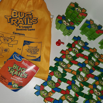 Bug Trails Game 6 Legged Domino Children's by Think Fun COMPLETE
