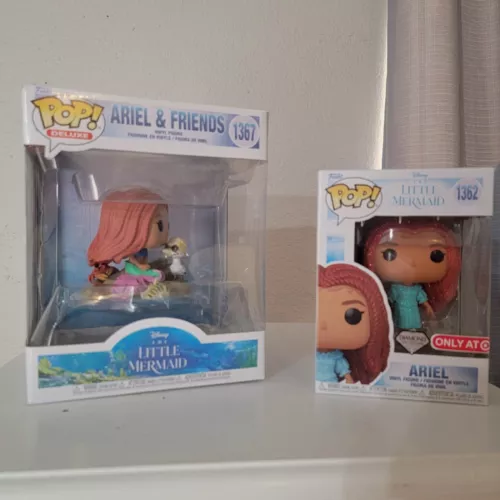 Funko Pop 1362 Ariel (Diamond Edition)  1367 Ariel & Friends- The Little Mermaid