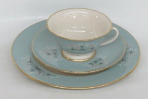 Franciscan Montecito California China Tea Cup Saucer and Dessert Plate 1798B