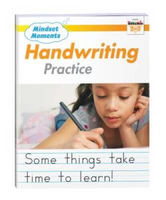 Handwriting Practice Manuscript Gr. 2-3 Mindset Moments - VERY GOOD