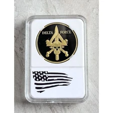 Counterterrorism U S ARMY DELTA FORCE Challenge Coin With Case