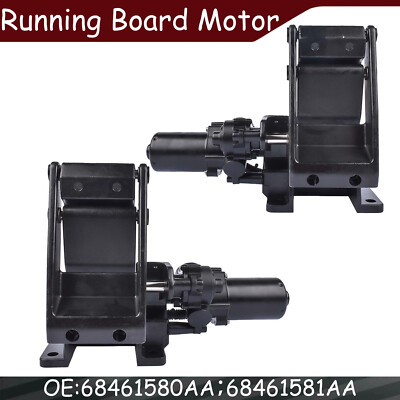 2pcs Power Running Board Motor For 19-23 Dodge Ram 1500 68461580AA 68461581AA