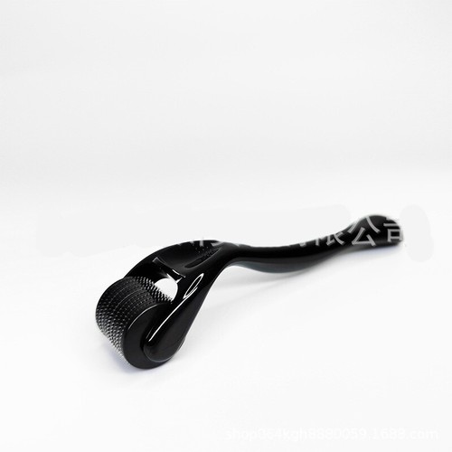 For Beard Hair Growth Derma Roller Titanium Micro Needle Skin Care Black  - Picture 1 of 10