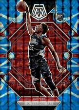 2022-23 Panini Mosaic - Reactive Blue Mosaic Prizm #224 Moussa Diabate (RC)