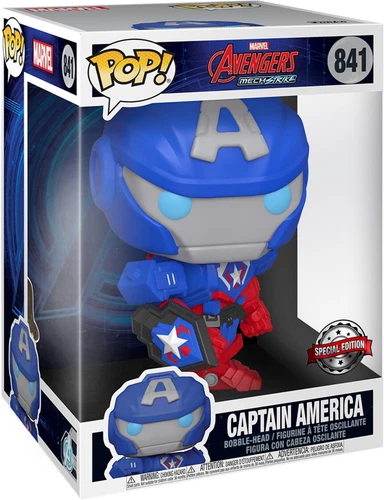 Marvel Avengers Mechstrike - Capitán América 841 Edición Especial - ¡Funko Pop! - 