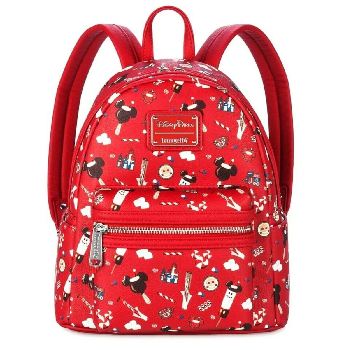 Disney Parks Loungefly 2021 Christmas Holiday Snacks Mini Backpack Red Bag  NWT | eBay