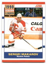 Sergei Makarov 1990 Score Canadian HOCKEY #350 Calgary Flames