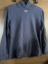 Under armour hooded sweatshirt Youth XL Long sleeves Black
