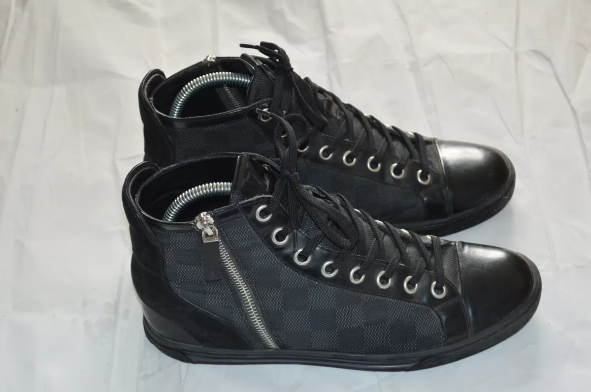 louis vuitton men's black sneakers