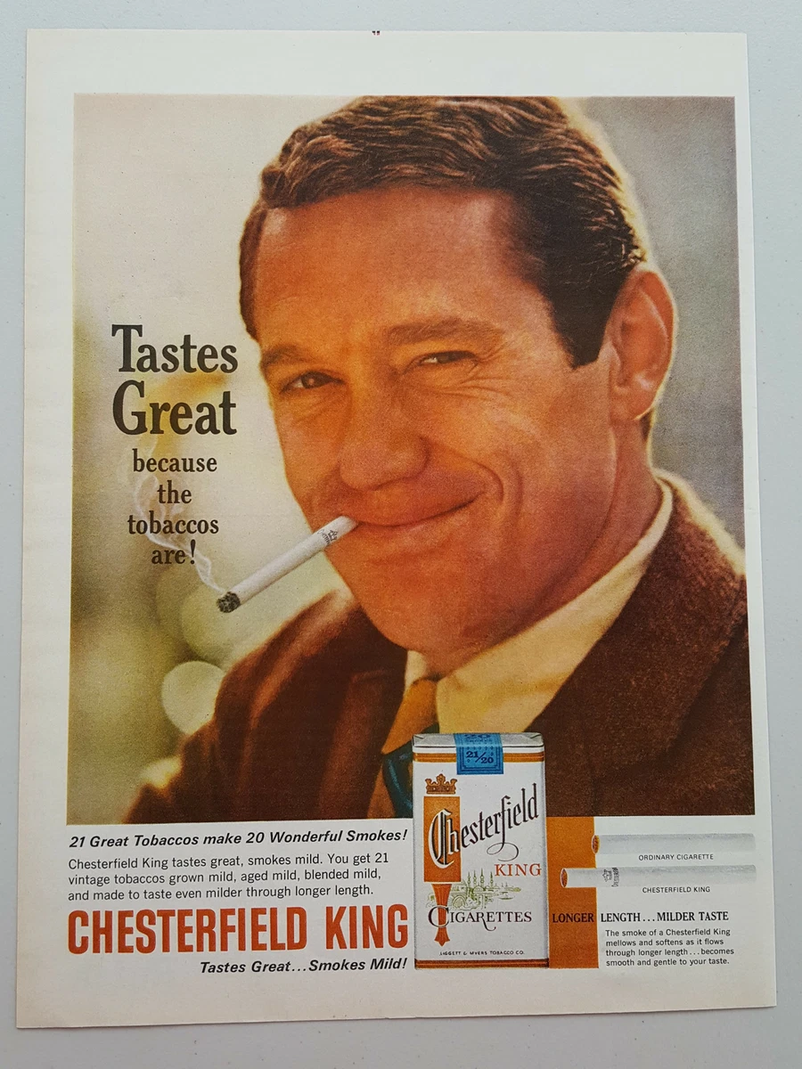 Chesterfield 1950 Zachary Scott — Cigarettes —, 49 OFF