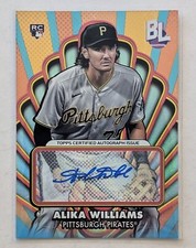 2024 Topps Big League Alika Williams Opening Act Auto RC #OAA-AW Pirates