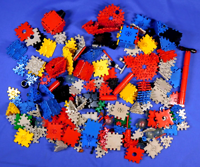 ZAKS BUILDING TOY VINTAGE LOT OHIO ART WITH INSTRUCTION BOOK