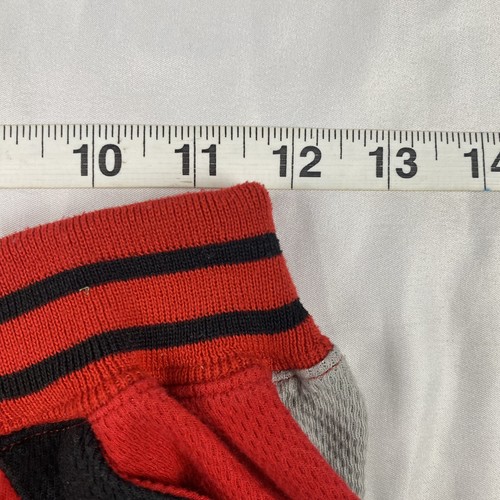 Pantalones cortos de baloncesto rojos de pelle vintage talla M - Imagen 4 de 8