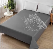 Waterproof Bed Sheet Flat Sheets Lightweight, Mattress Protector Sheet Bed Cover