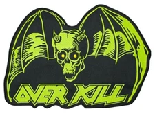 Overkill Iron-on & Sew-on Back Patch | Bat American Thrash Metal Music Band Logo