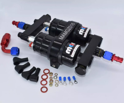 MAM 044 BOSCH STYLE 1200HP 900LPH EFI HIGH FLOW RACING FUEL PUMPS & BRACKET KIT