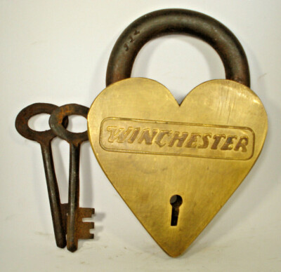 Winchester Heart Repeating Arms Lock And Key Set Heavy Duty Firearms