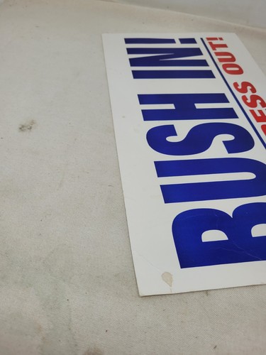 George Bush In political poster Congress Out! Rare 17 X 9.5" Original George Bus - Picture 9 of 12