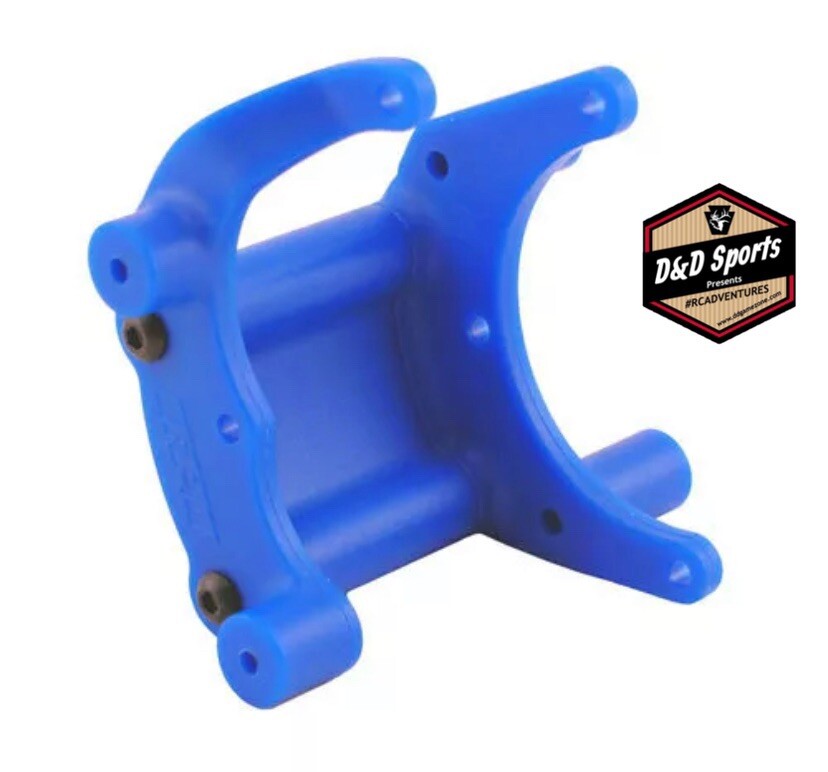 RPM 80905 Blue Rear Bumper/Wheelie Bar Mount Slash 2WD, Rustler, Stampede 2WD