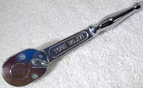 Tone Tools No 271 MIJ (Japan) 3/8 drive Standard Ratchet