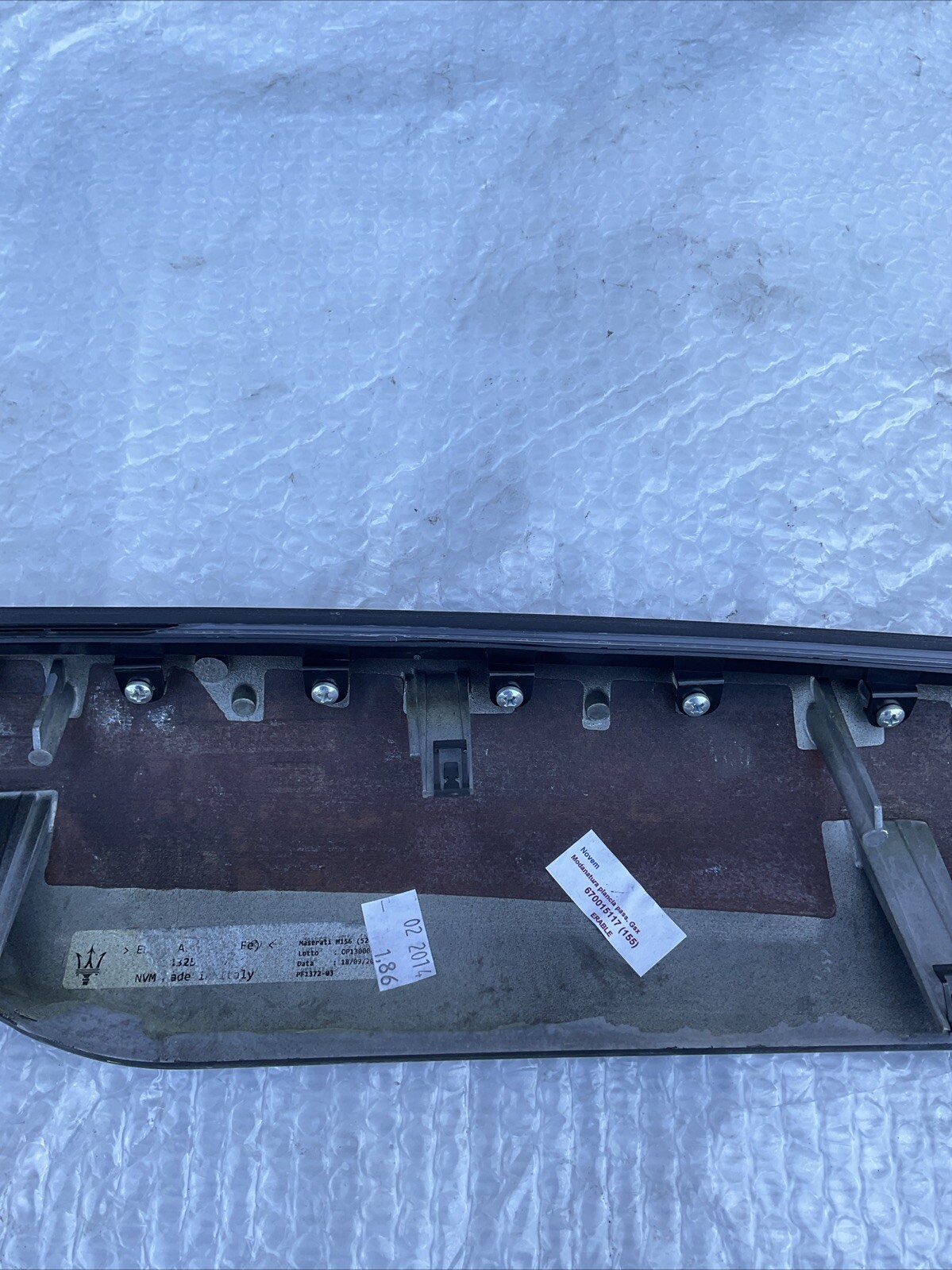 14-17 Maserati Quattroporte Dash Trim Bezel Wood OEM 670015117