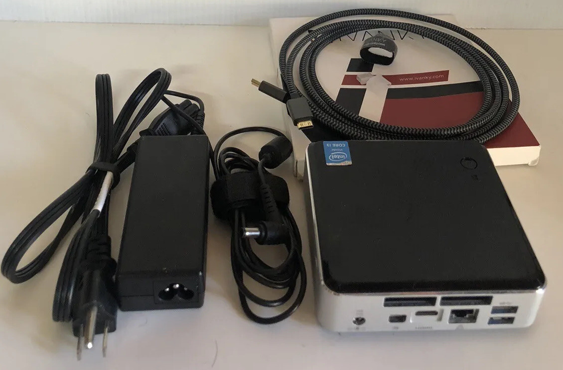 Intel NUC Core i3-4010U D34010WYK, WIN 10, 8GB RAM W/Charger