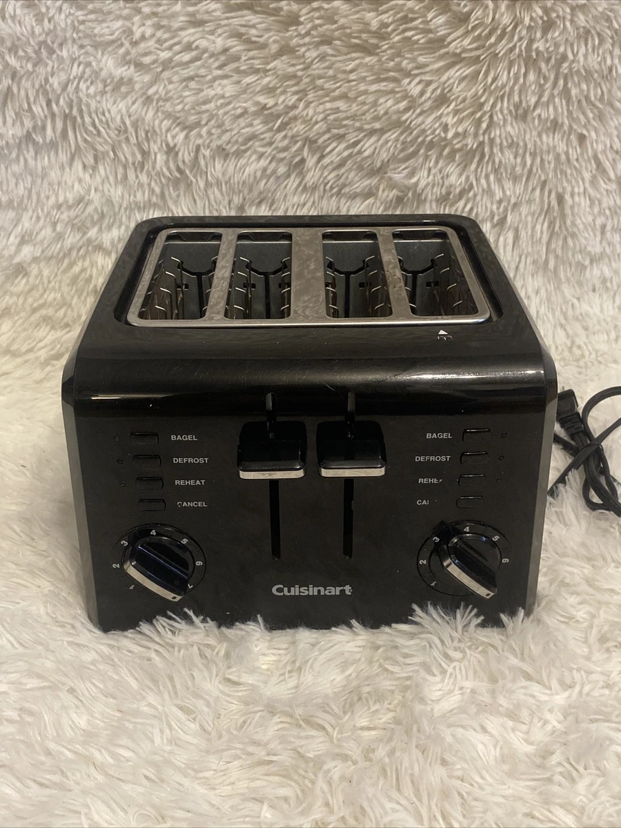 Cuisinart CPT-142 Black Classic Compact Precision Control 4 Slice Toaster