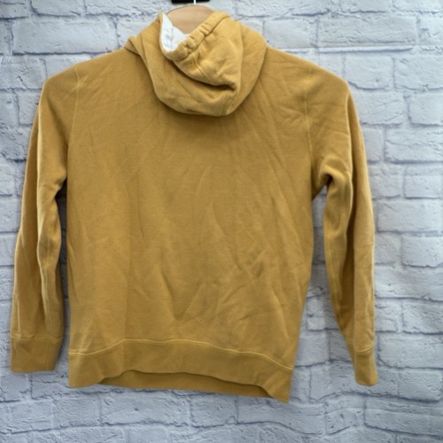 Abercrombie & Fitch Yellow Hoodie Sweatshirt Mens M Soft A&F Fleece Thermal Hood - Picture 8 of 9