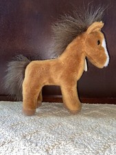 Aurora Miyoni Horse Plush Brown Foal Stuffed Pre Owned EUC Cutie