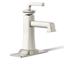 Kohler Riff K-27400-4-SN Single Hole Bathroom Sink Faucet Polished Nickel NEW