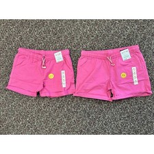 2 pack Cat  Jack Pink Shorts Adjustable Waist Easy On Pull On XL Plus 14 / 16