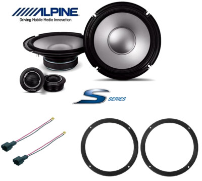 Lautsprecher ALPINE S2-S80 Set 4 20cm Audi A1 2010-2019 Fassun / Conn