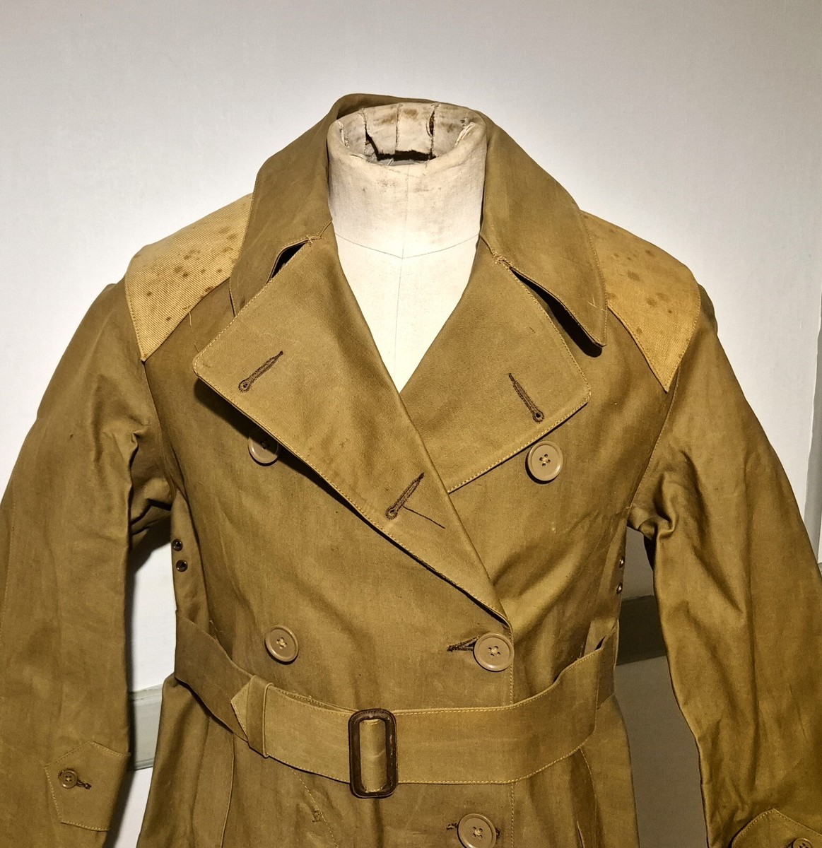 Original WW2 British Womens Land Army Mackintosh Raincoat Home