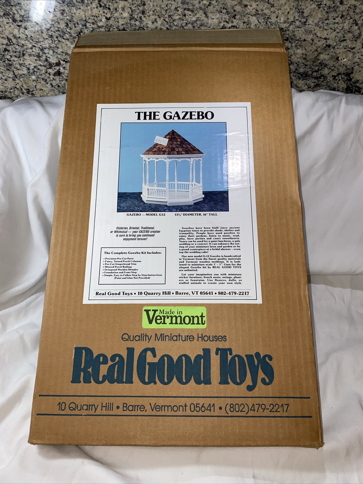 REAL GOOD TOYS “ THE GAZEBO “ Model G12 KIT OPEN BOX COMPLETE
