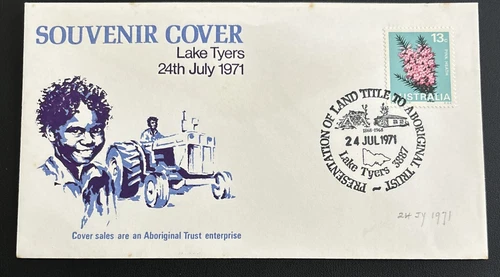 Australia FDC 1971 Presentation Of Land Title To Aboriginal Trust