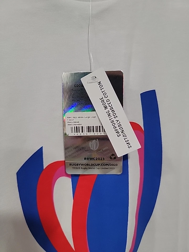 Camiseta com logotipo 23 da Copa do Mundo de Rugby - Imagem 2 de 4