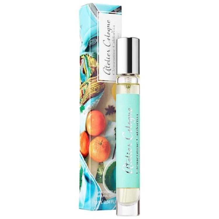 Atelier Cologne Clementine California Cologne Absolue Travel Spray 0.34 oz. NIB