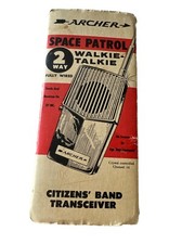 Space Patrol Archer 2-Way Walkie Talkie Transceiver Box 60-3030 Citizen s-Works
