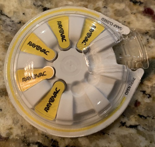 Rayovac Hearing Aid Batteries Size 10 (5 In PCM Unused) Exp 2024