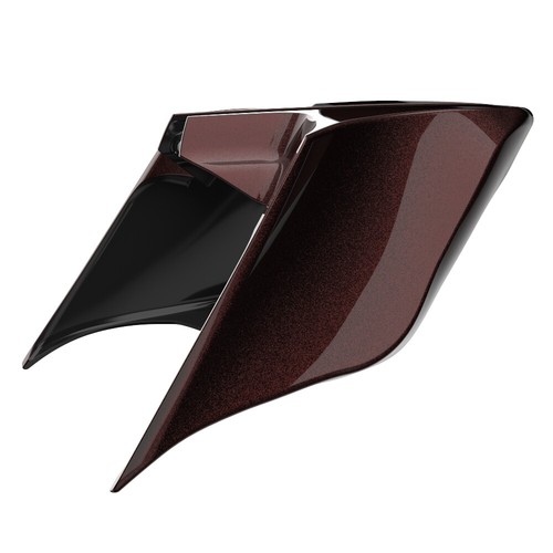 Panel de cubierta lateral extendido estirado ABS Merlot Sunglo para Harley 2009-2013 - Imagen 2 de 7