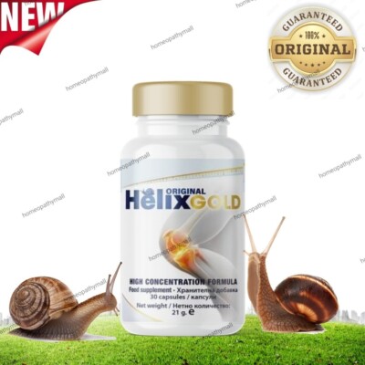 Helix Original Gold 30 Caps Joint Support Snail Turmeric Boswellia Vitamin C