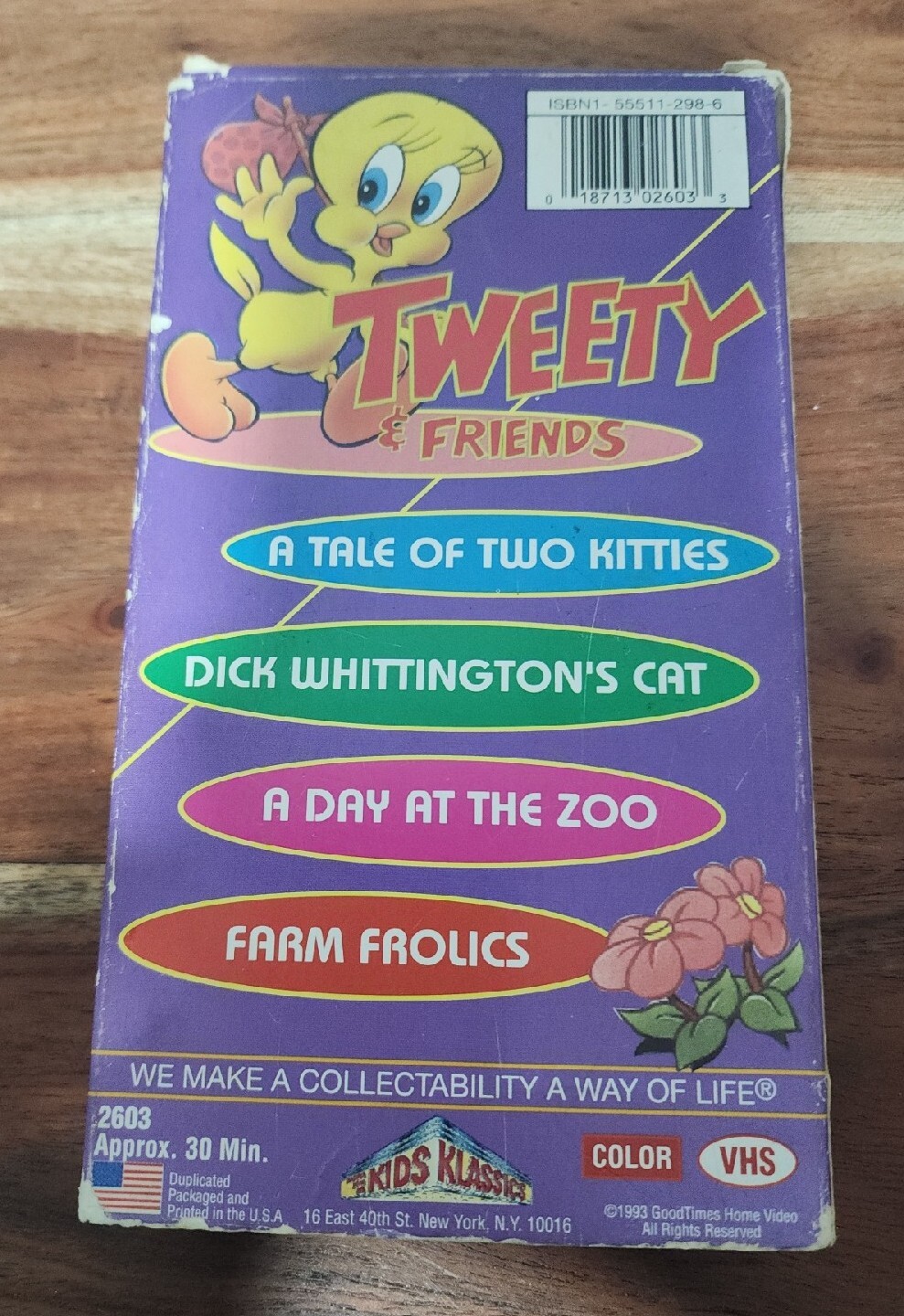 VINTAGE Tweety Bird and Friends VHS Video 1 Hour 1993 18713015211 eBay