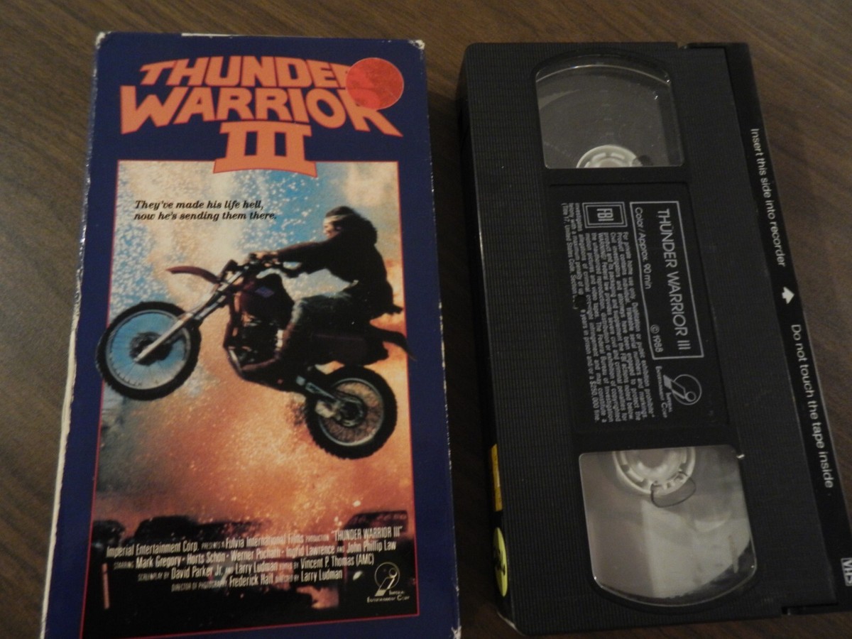 VHS (1983) サンダー ビデオテープ マーク・グレゴリー Thunder